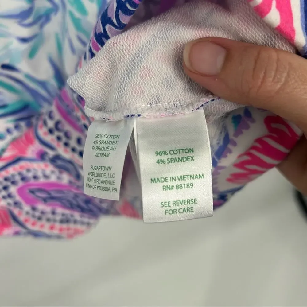 Lilly Pulitzer Tisbury Shift Dress Resort White Flock Together‎ Size XXS Preppy